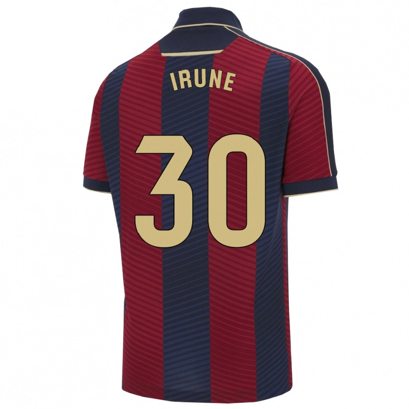 DanxenレディースIrune Cervera#30赤紺ホームシャツ2025/26ジャージーユニフォーム