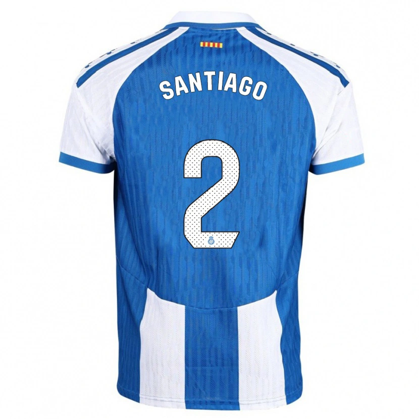 DanxenレディースDavid Santiago#2青白ホームシャツ2025/26ジャージーユニフォーム