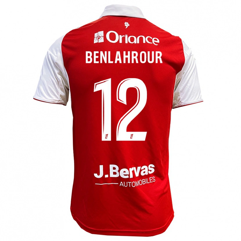 DanxenレディースIlyes Benlahrour#12赤白ホームシャツ2025/26ジャージーユニフォーム