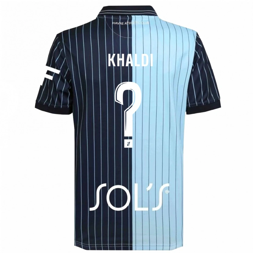 DanxenレディースAlim Khaldi#0紺空色ホームシャツ2025/26ジャージーユニフォーム