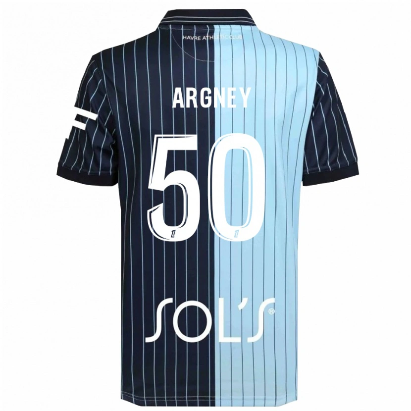 DanxenレディースPaul Argney#50紺空色ホームシャツ2025/26ジャージーユニフォーム