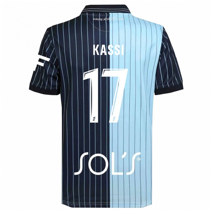 DanxenレディースSarah Kassi#17紺空色ホームシャツ2025/26ジャージーユニフォーム