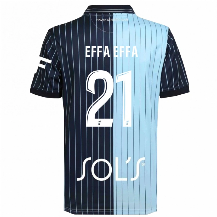 DanxenレディースChancelle Effa Effa#21紺空色ホームシャツ2025/26ジャージーユニフォーム