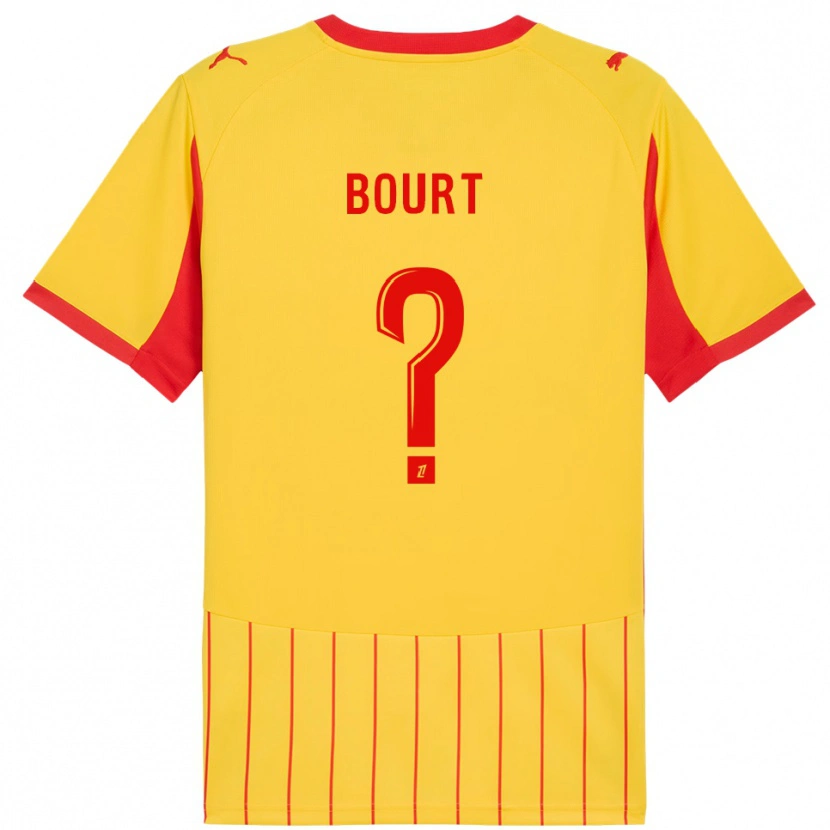 DanxenレディースChloé Bourt#0黄赤ホームシャツ2025/26ジャージーユニフォーム
