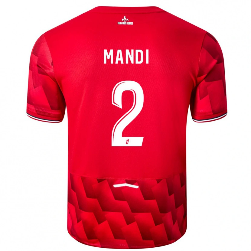 Danxenレディースアイサ・マンディ#2赤白ホームシャツ2025/26ジャージーユニフォーム