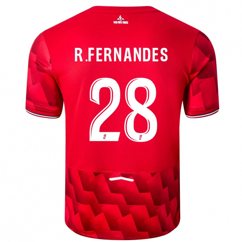 Danxenレディースラファエル・フェルナンデス#28赤白ホームシャツ2025/26ジャージーユニフォーム