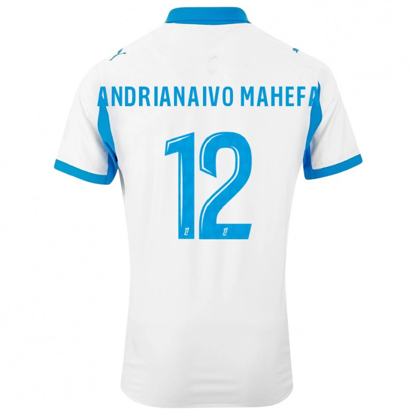 DanxenレディースMathis Andrianaivo Mahefa#12白空色ホームシャツ2025/26ジャージーユニフォーム