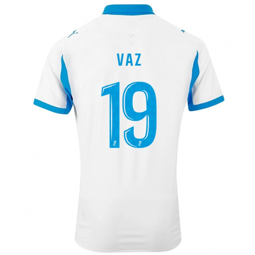 DanxenレディースRobinio Vaz#19白空色ホームシャツ2025/26ジャージーユニフォーム