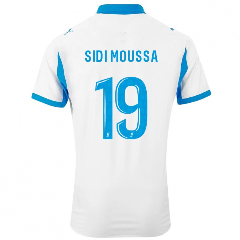 DanxenレディースSalima Sidi Moussa#19白空色ホームシャツ2025/26ジャージーユニフォーム
