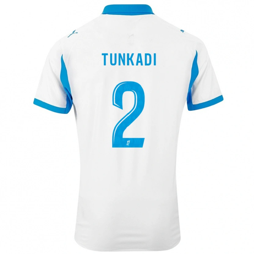 DanxenレディースAlexandre Tunkadi#2白空色ホームシャツ2025/26ジャージーユニフォーム