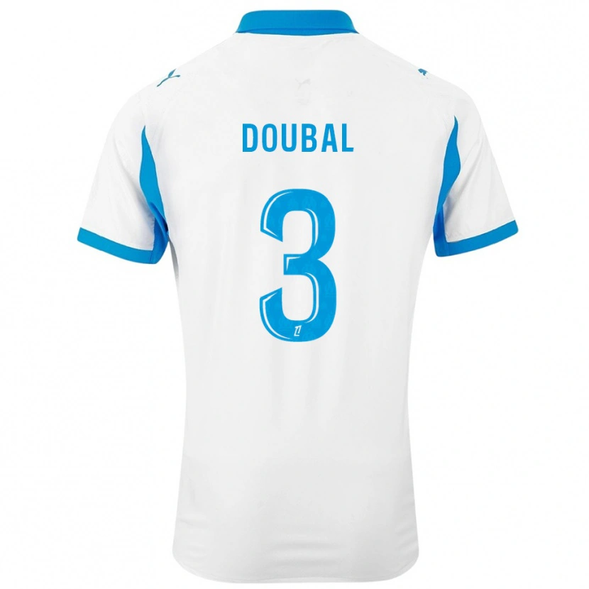 DanxenレディースAnis Doubal#3白空色ホームシャツ2025/26ジャージーユニフォーム
