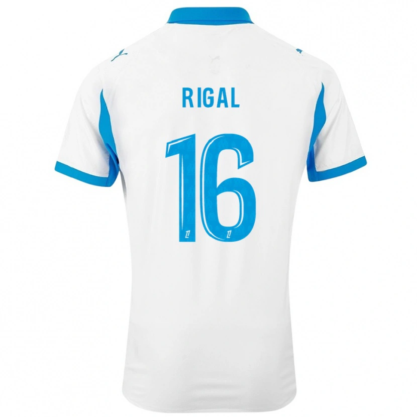 DanxenレディースPablo Rigal#16白空色ホームシャツ2025/26ジャージーユニフォーム