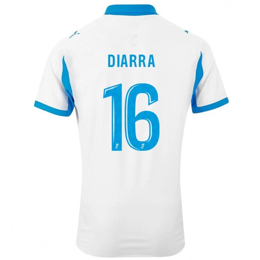 DanxenレディースCheick Diarra#16白空色ホームシャツ2025/26ジャージーユニフォーム