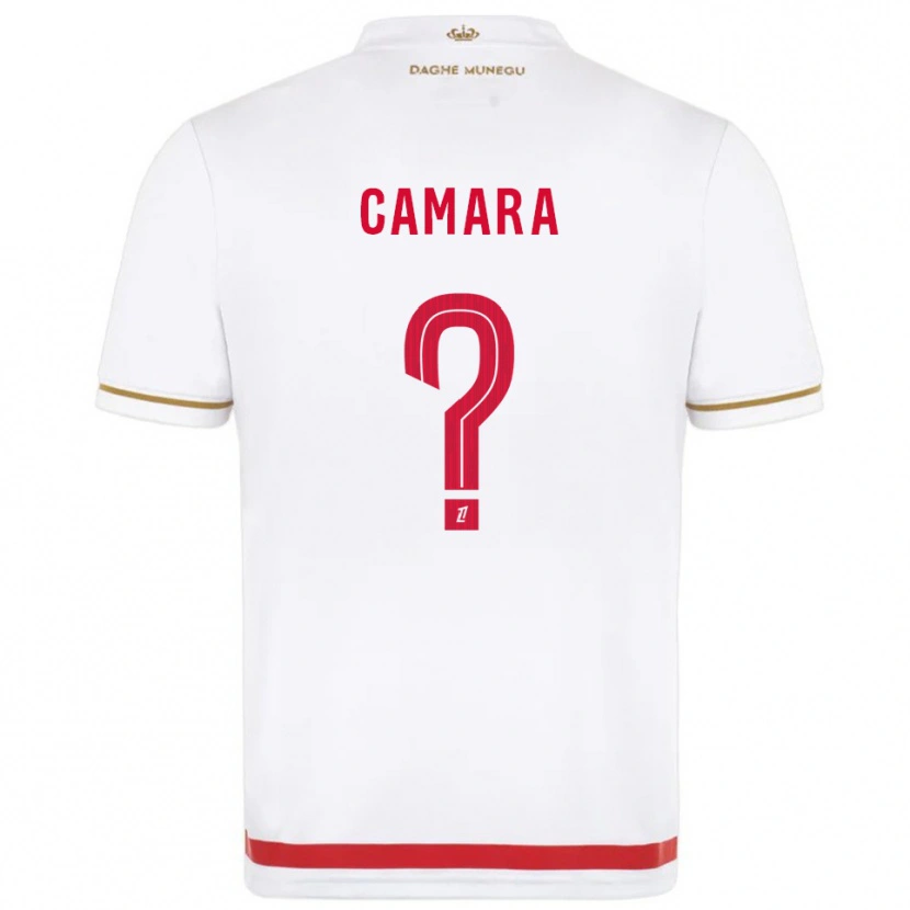 DanxenレディースLadji Camara#0赤白ホームシャツ2025/26ジャージーユニフォーム