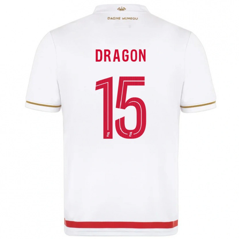 Danxenレディースクレマン・ドラゴン#15赤白ホームシャツ2025/26ジャージーユニフォーム
