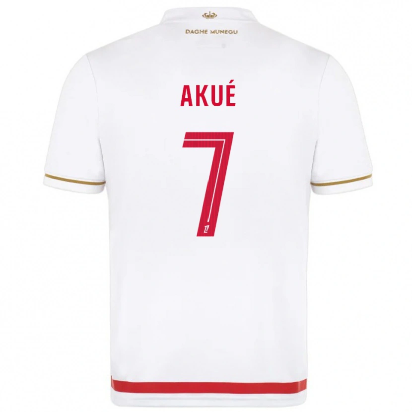 DanxenレディースCheckina Akué#7赤白ホームシャツ2025/26ジャージーユニフォーム