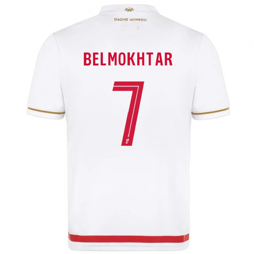 DanxenレディースIlies Belmokhtar#7赤白ホームシャツ2025/26ジャージーユニフォーム