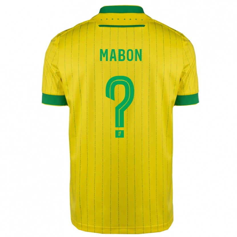 DanxenレディースTom Mabon#0黄緑ホームシャツ2025/26ジャージーユニフォーム
