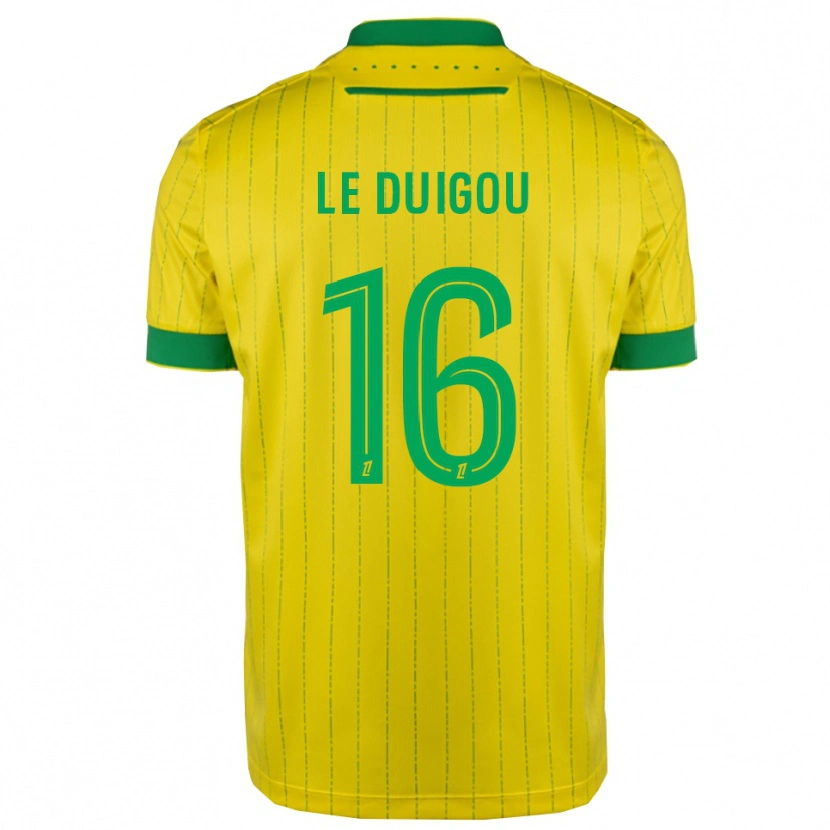 DanxenレディースDaniel Le Duigou#16黄緑ホームシャツ2025/26ジャージーユニフォーム