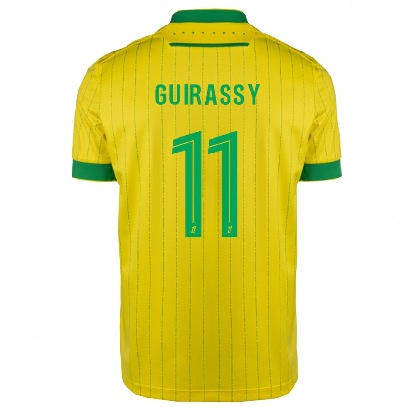 DanxenレディースHerba Guirassy#11黄緑ホームシャツ2025/26ジャージーユニフォーム