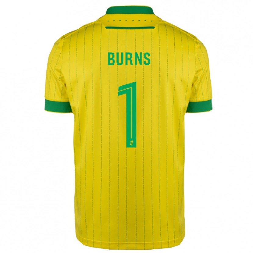 DanxenレディースEmily Burns#1黄緑ホームシャツ2025/26ジャージーユニフォーム