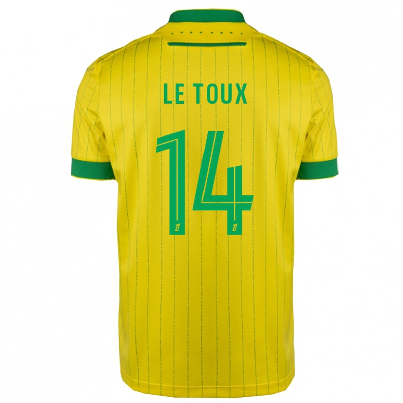 DanxenレディースMany Le Toux#14黄緑ホームシャツ2025/26ジャージーユニフォーム