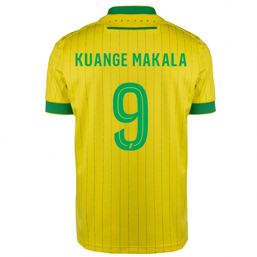 DanxenレディースJordi Kuange Makala#9黄緑ホームシャツ2025/26ジャージーユニフォーム