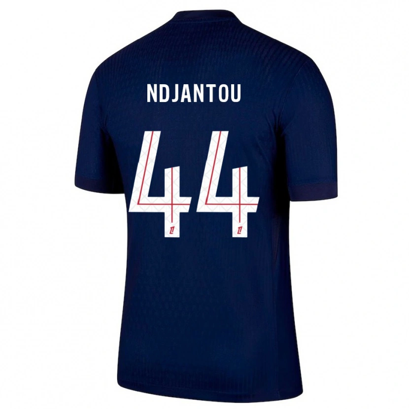 DanxenレディースQuentin Ndjantou#44紺赤ホームシャツ2025/26ジャージーユニフォーム
