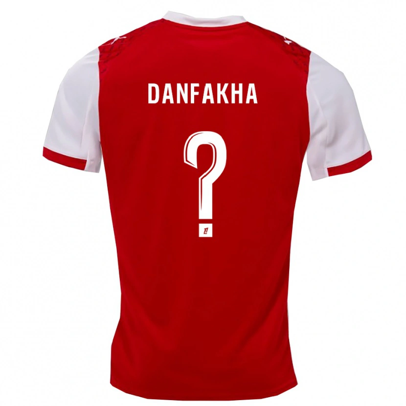 Danxenレディースディラ・ダンファカ#0赤白ホームシャツ2025/26ジャージーユニフォーム