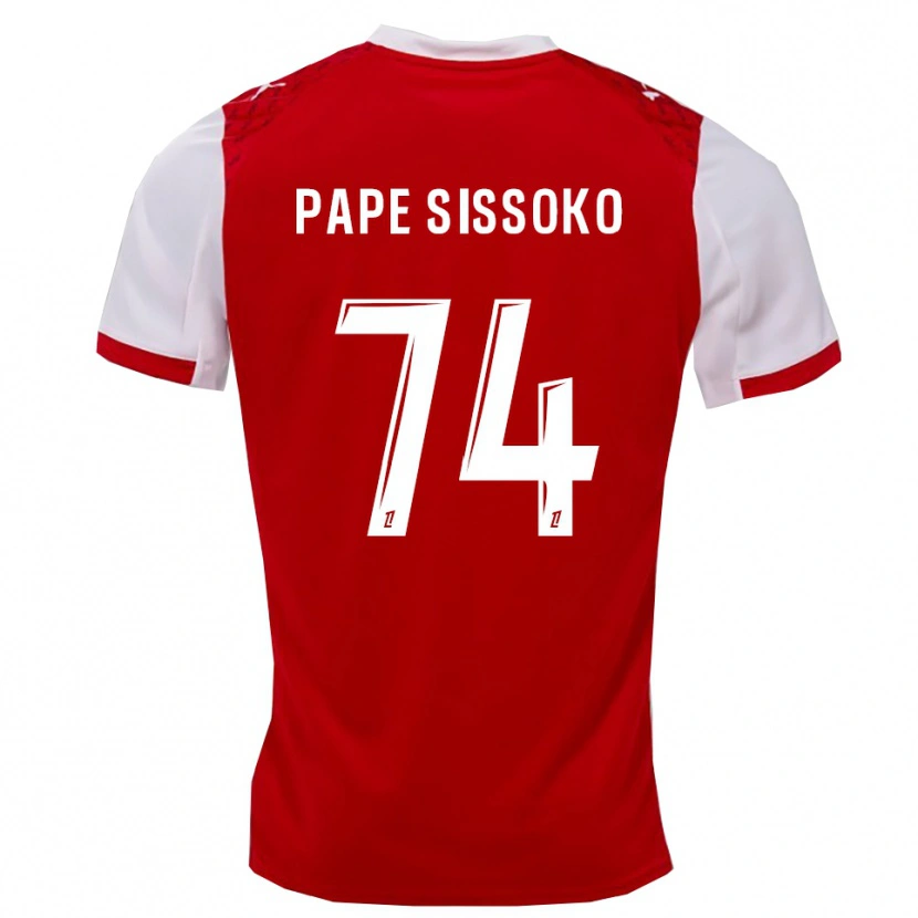 DanxenレディースNiama Pape Sissoko#74赤白ホームシャツ2025/26ジャージーユニフォーム