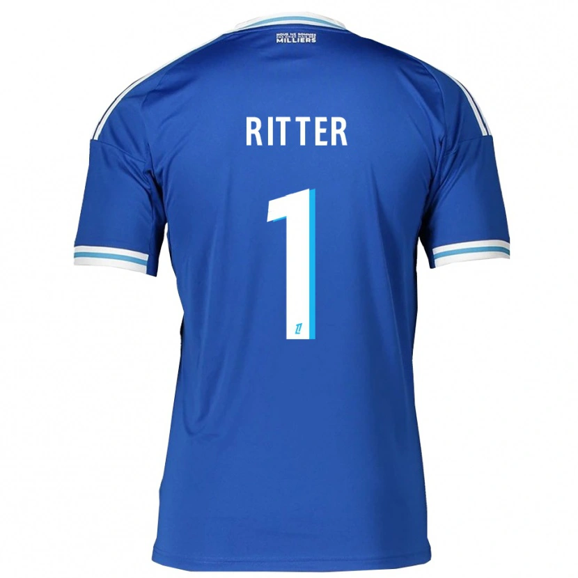 DanxenレディースMaxime Ritter#1青白ホームシャツ2025/26ジャージーユニフォーム