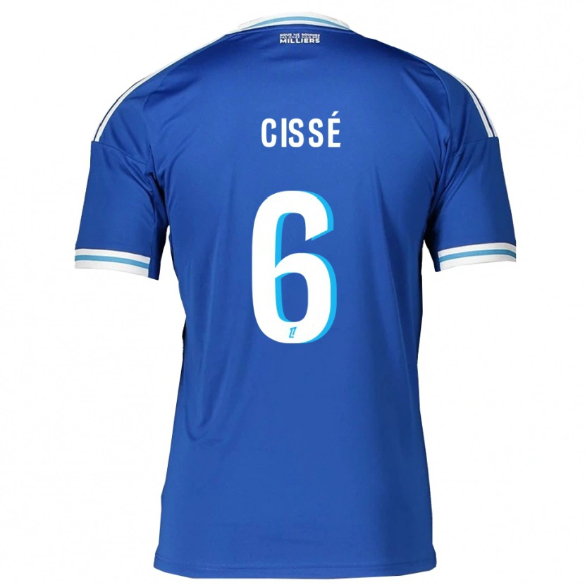 DanxenレディースAmadou Cissé#6青白ホームシャツ2025/26ジャージーユニフォーム