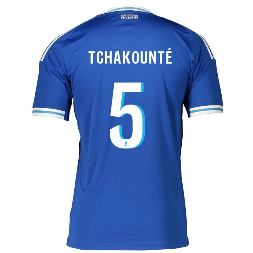 DanxenレディースAnaëlle Tchakounté#5青白ホームシャツ2025/26ジャージーユニフォーム