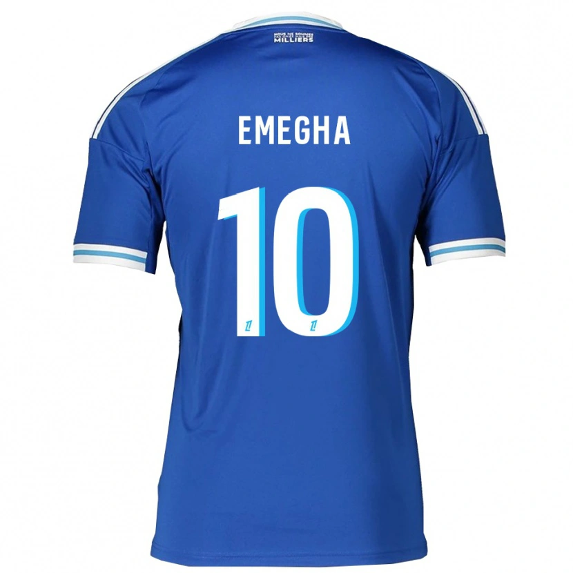 Danxenレディースエマニュエル・エメガ#10青白ホームシャツ2025/26ジャージーユニフォーム