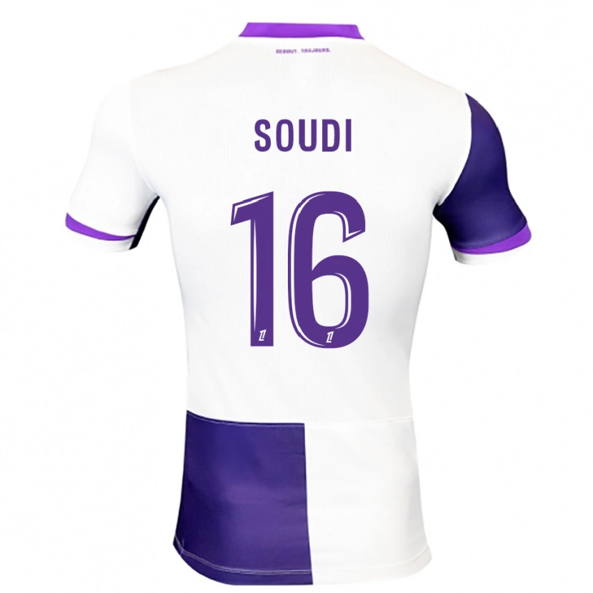 DanxenレディースAdam Soudi#16紫白ホームシャツ2025/26ジャージーユニフォーム