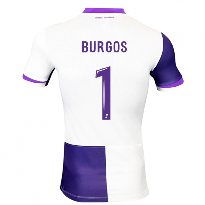 DanxenレディースDiego Burgos#1紫白ホームシャツ2025/26ジャージーユニフォーム