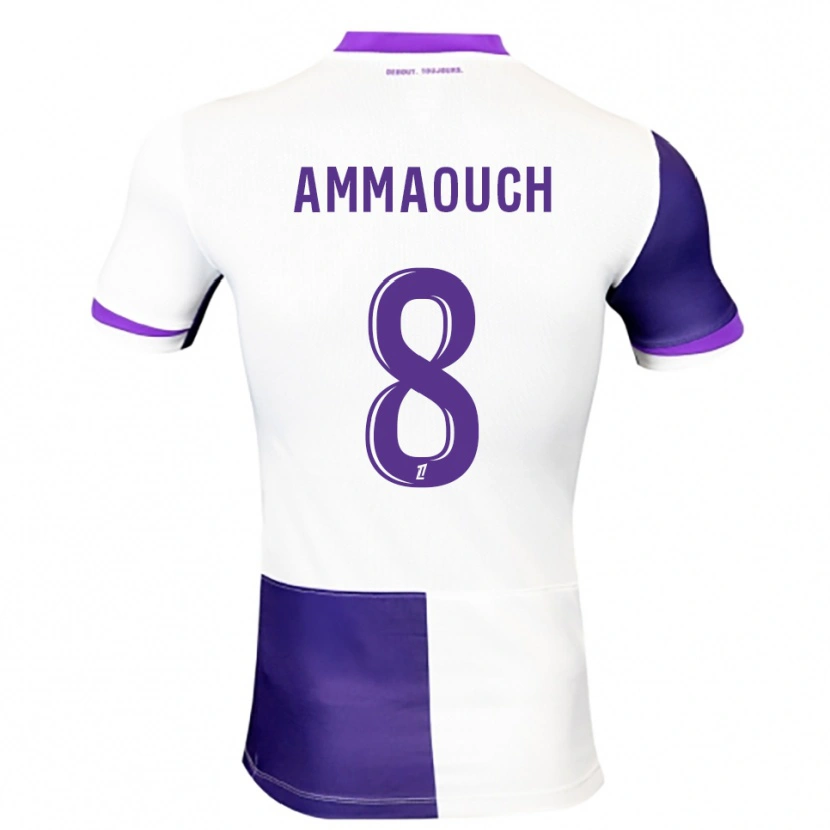 DanxenレディースAymen Amaaouch#8紫白ホームシャツ2025/26ジャージーユニフォーム