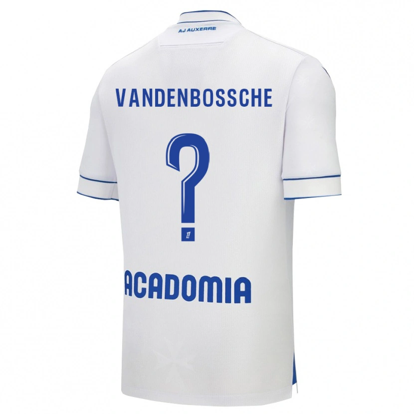 DanxenレディースLouka Vandenbossche#0白青ホームシャツ2025/26ジャージーユニフォーム