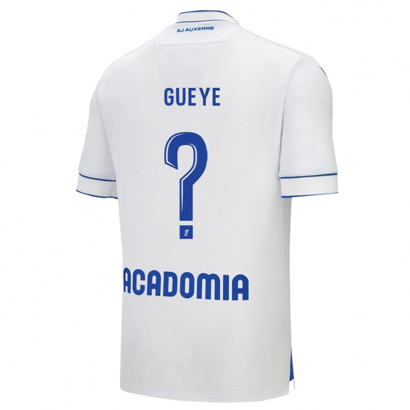 DanxenレディースKhady Gueye#0白青ホームシャツ2025/26ジャージーユニフォーム