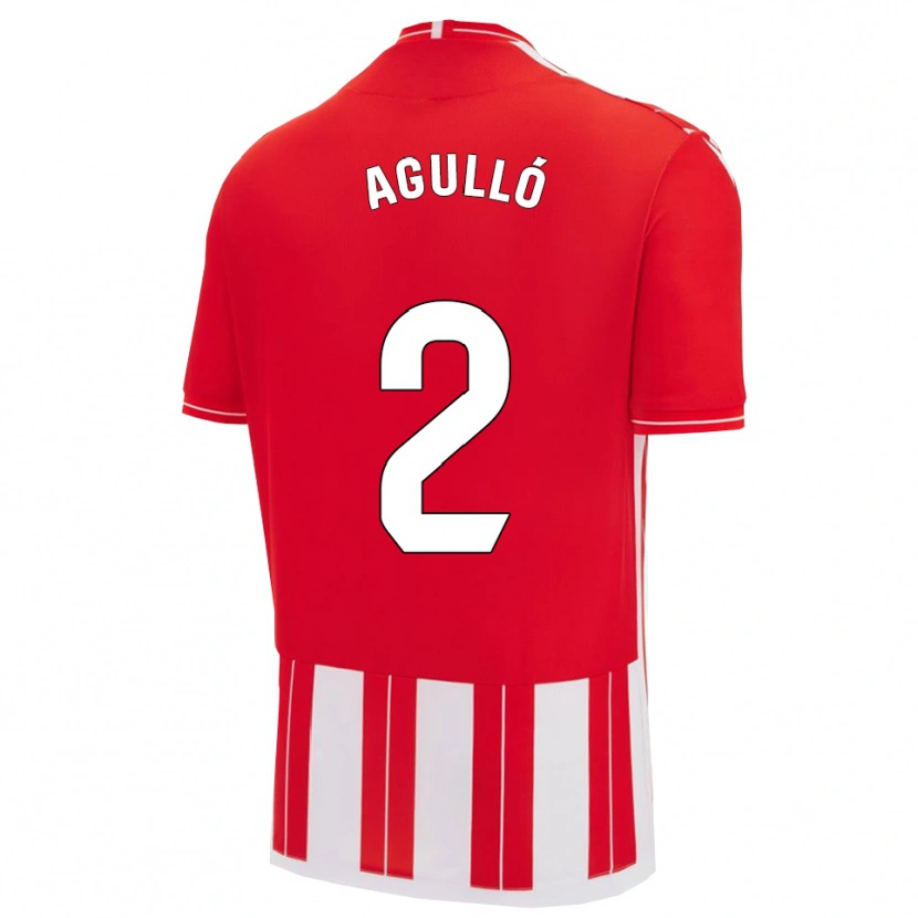 DanxenレディースVicente Agulló#2赤白ホームシャツ2025/26ジャージーユニフォーム