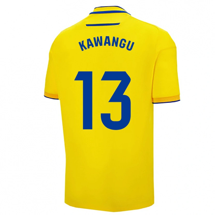 DanxenレディースMbemba Kawangu#13黄紺ホームシャツ2025/26ジャージーユニフォーム