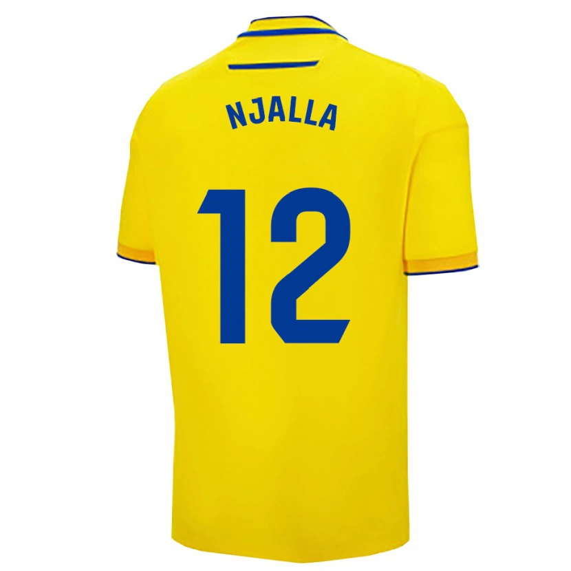 DanxenレディースNico Njalla#12黄紺ホームシャツ2025/26ジャージーユニフォーム