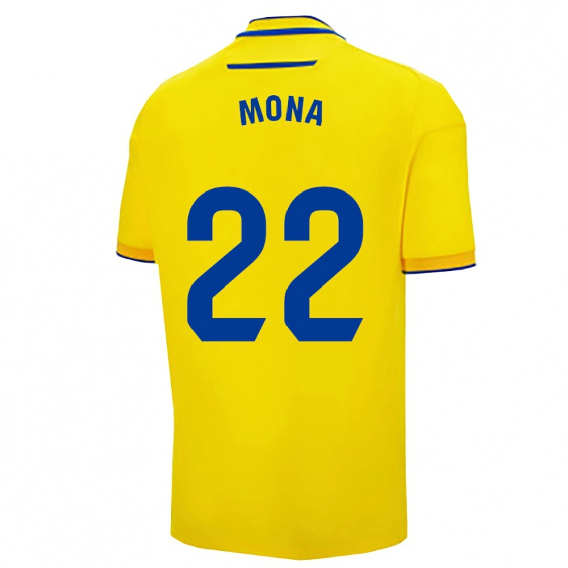 DanxenレディースPatricia Bralo Morillo#22黄紺ホームシャツ2025/26ジャージーユニフォーム