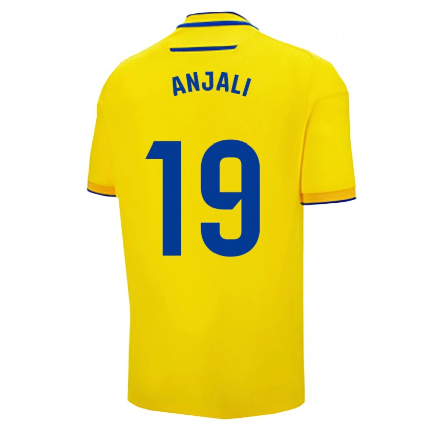 DanxenレディースAnjali Jane Kaur Singh#19黄紺ホームシャツ2025/26ジャージーユニフォーム