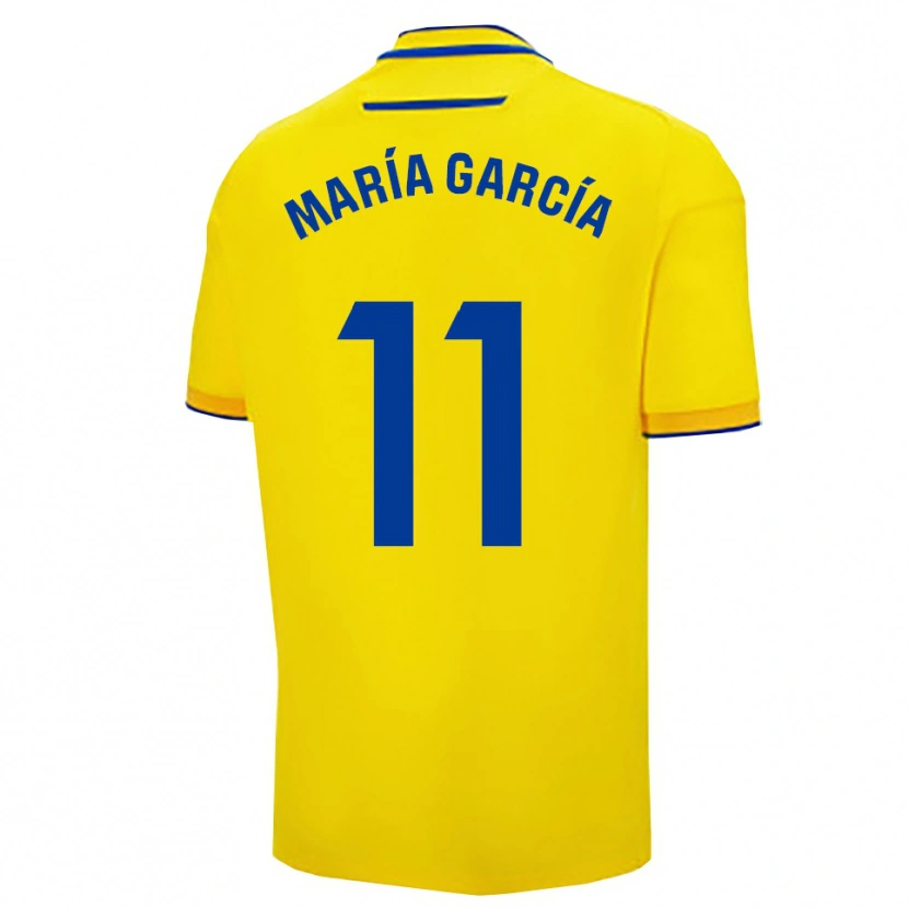 DanxenレディースMaría García Villega#11黄紺ホームシャツ2025/26ジャージーユニフォーム