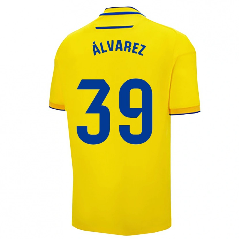 DanxenレディースIsmael Álvarez#39黄紺ホームシャツ2025/26ジャージーユニフォーム