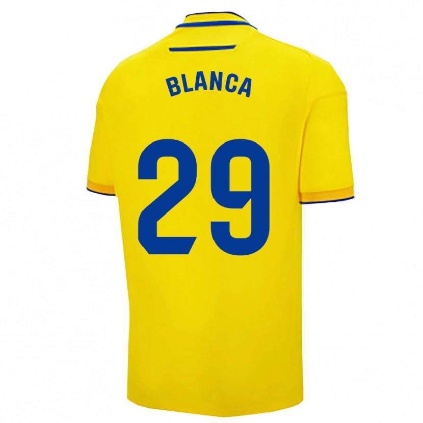 DanxenレディースBlanca Gómez Fernández#29黄紺ホームシャツ2025/26ジャージーユニフォーム