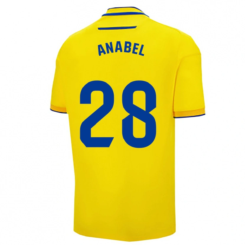 DanxenレディースAnabel Roman García#28黄紺ホームシャツ2025/26ジャージーユニフォーム