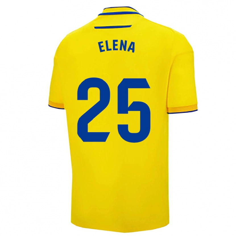 DanxenレディースElena Gómez Labrador#25黄紺ホームシャツ2025/26ジャージーユニフォーム