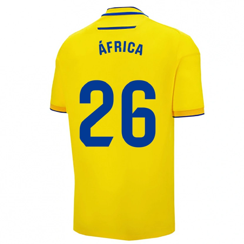 DanxenレディースÁfrica Dueñas Ariza#26黄紺ホームシャツ2025/26ジャージーユニフォーム